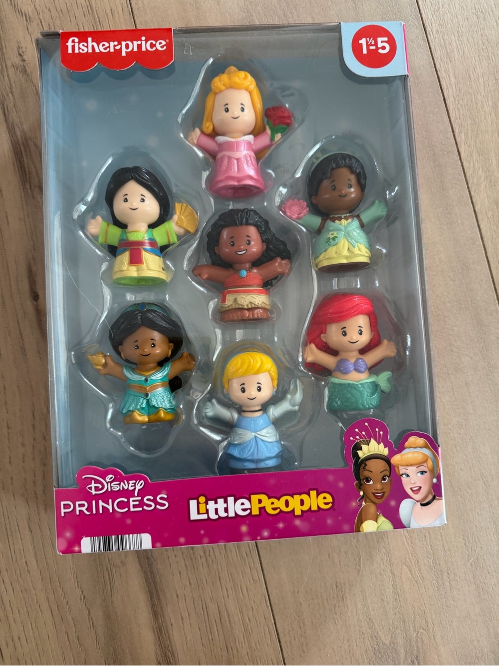 Fisher-Price Disney Princess Little People - Multicolor Figures (Set of 8) - NEW